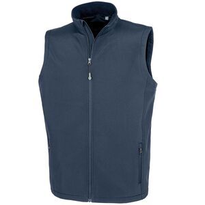 Result Genuine Recycled Mens Softshell Printable Body Warmer / Navy